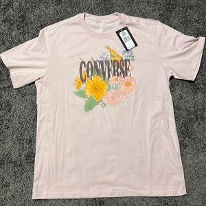 NWT Converse Floral Tee